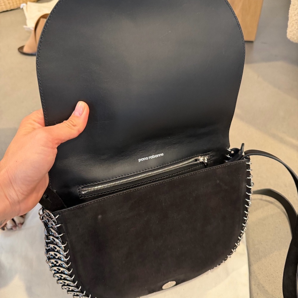 Paco Rabanne suede handbag - Picture 3 of 3